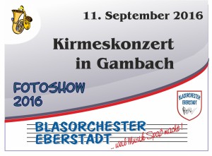 Kirmeskonzert Gambach 2016